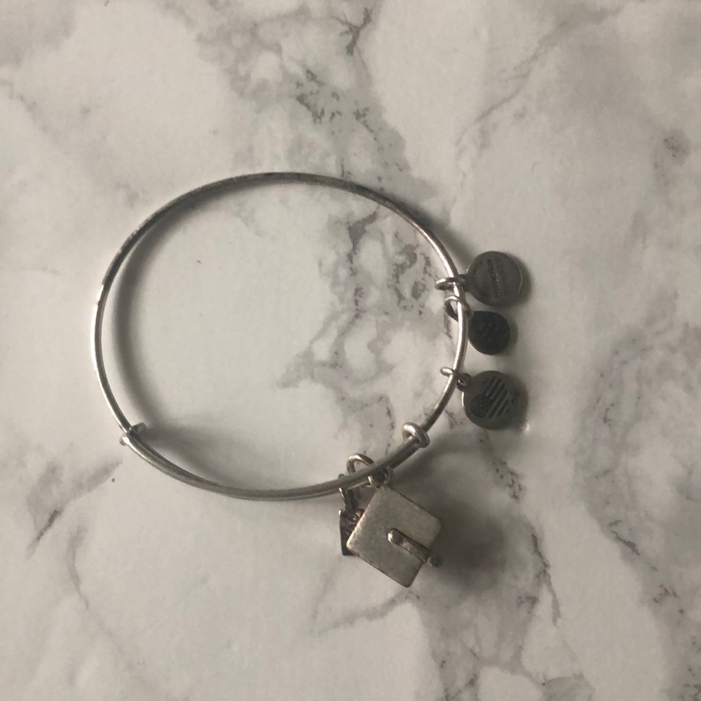Alex and Ani 2017 Graduation Bangle in Silver
